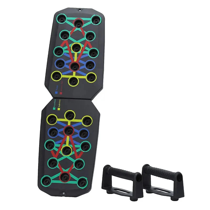 Push-up Board Set Portable Multifunctional Push-up Bar Foldable Fitness Equipment For Chest Abdomen Arms/Back Training