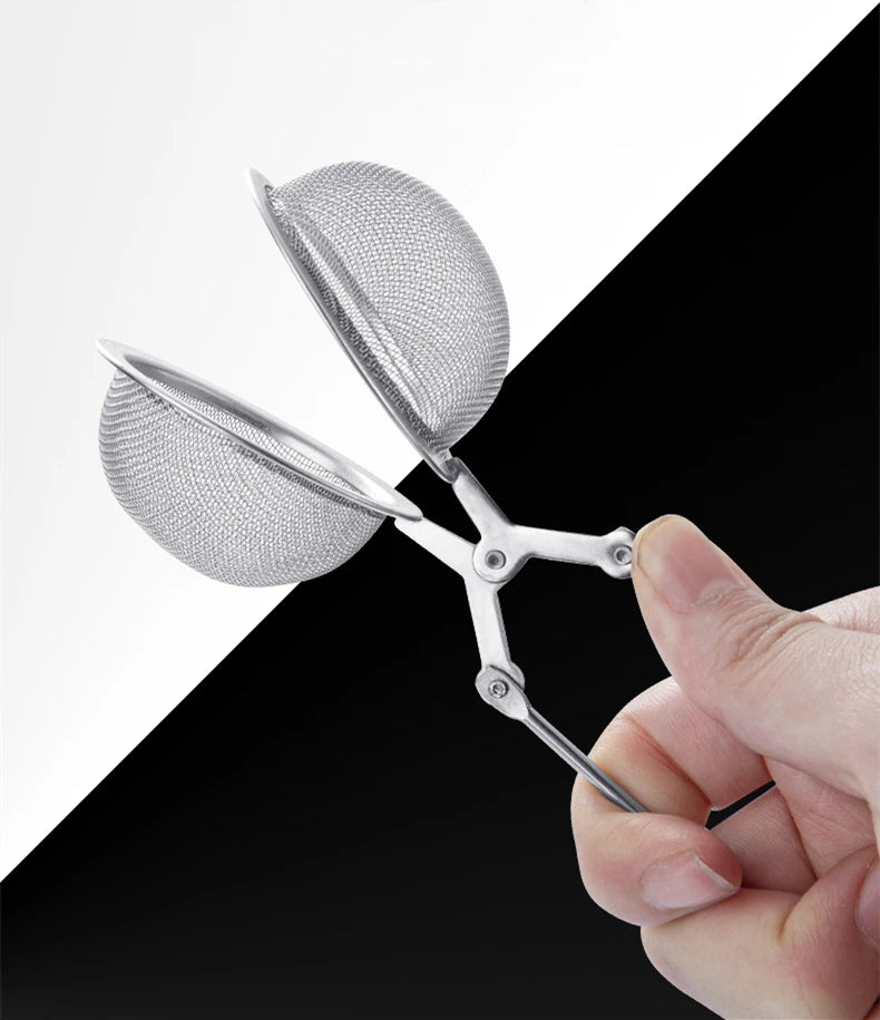 Stainless Steel Mesh Tea Infuser Cha Spice Coffee Strainer Infusor Long Handle Mug Teapot Filter Sieve Kitchen Accessories