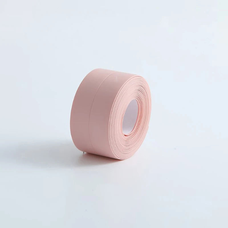 PVC Waterproof Sealing Tape Bathroom Toilet Caulk Tape Kitchen Sink Countertop Mildew Fouling Proof Sealer Self Adhesive Strip