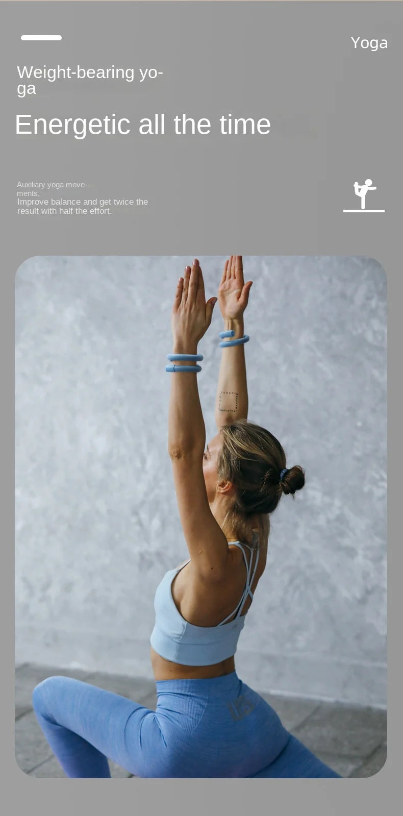 1Pcs Load Bearing Bracelet Deformable Strength Exercise Arm Leg Load bearing Running Yoga Fitness Equipment