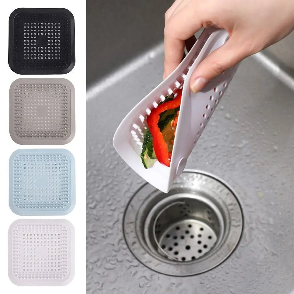 Kitchen Anti-blocking Sink Filter Silicone Water Stoppers Bathtub Shower Floor Drain Cover Hair Filter Bathroom Accessories