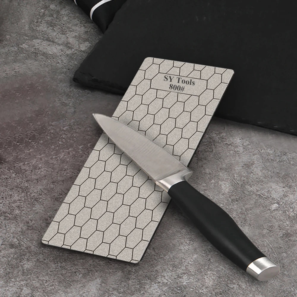1 Set Diamond Honeycomb Pattern Sharpening Stone - Kitchen Tool Knife Grinding Ideal for Fast and Precision Sharpening