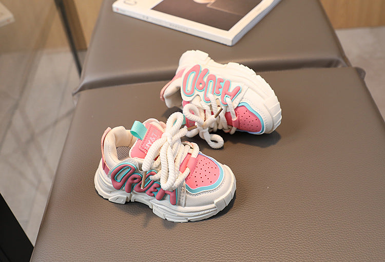 Children's Sneakers Autumn Spring Boys Breathable Sport Shoes Girls Non-slip Casual Running Sneakers Toddler First Walking Shoes