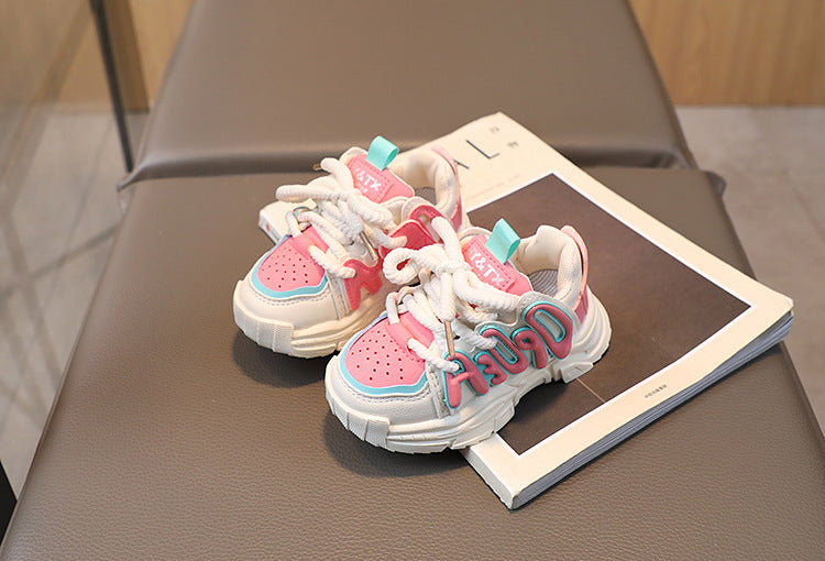 Children's Sneakers Autumn Spring Boys Breathable Sport Shoes Girls Non-slip Casual Running Sneakers Toddler First Walking Shoes