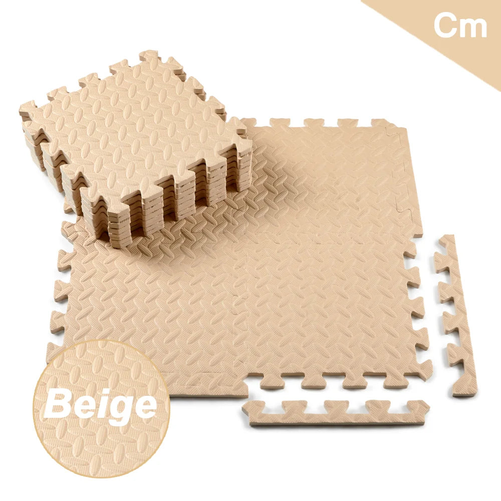 6-12pcs 30*30CM Eva Gym Mat Sports Protection Gym Mat Non-Slip Splicing Carpet Fitness Equipment Yoga Leaf Mat Home Exercise
