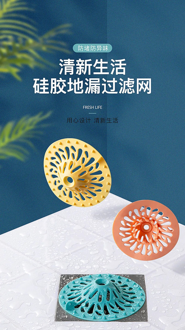 10cm Anti-blocking Catcher Hair Stopper Plug Trap Shower Floor Drain Covers Sink Strainer Filter Bathroom Kitchen Accessories