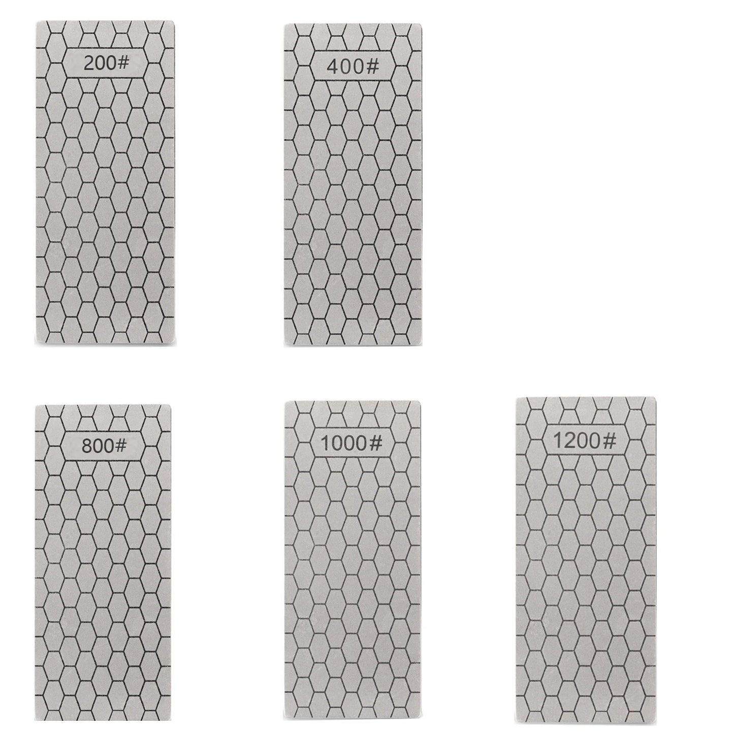 1 Set Diamond Honeycomb Pattern Sharpening Stone - Kitchen Tool Knife Grinding Ideal for Fast and Precision Sharpening