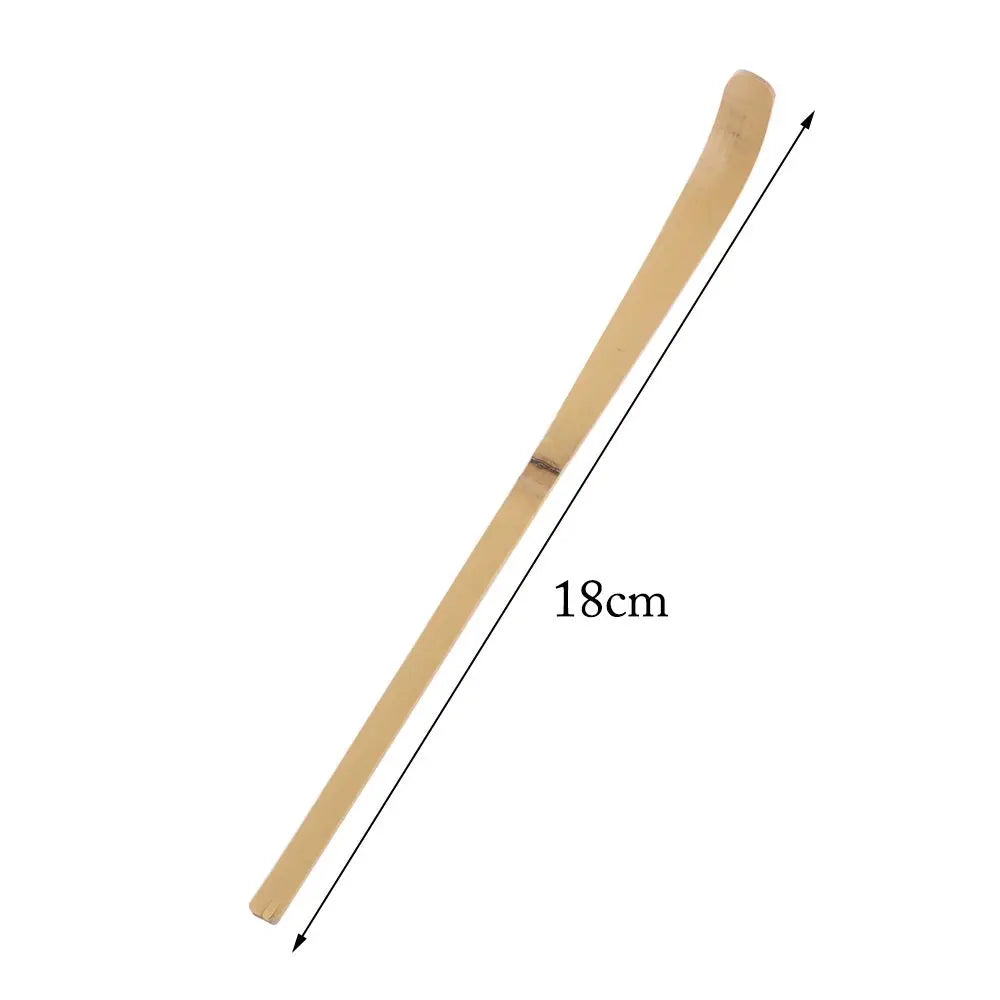 Teaware Kitchen Tool Spice Gadget Handmade Black Bamboo Wood Tea Sticks Leaf Spatula Matcha Spoon Kitchen Tool Cooking Utensil
