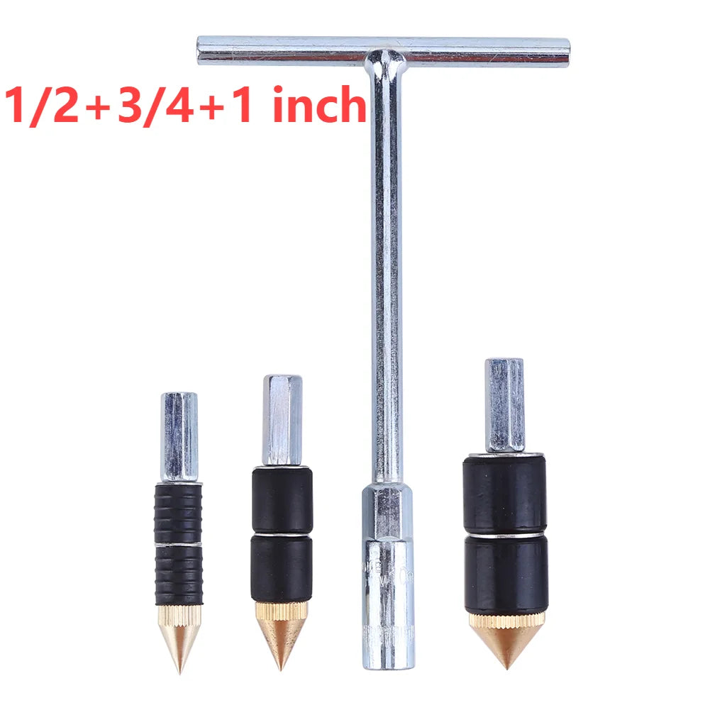 Hot-melt Water Stop Pin Kitchen Bathroom Repair Plumbing Tool Hot Melt Stopper Accessories Water Pipe Repair with Rubber Cover