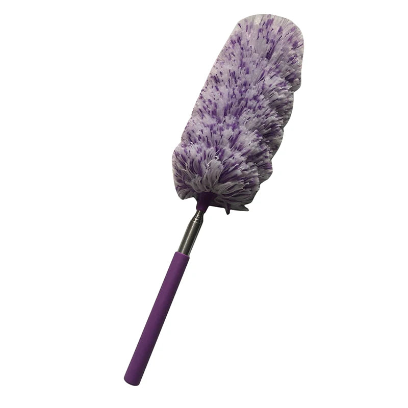 Stretch Extend Dust Shan Adjustable Feather Duster Household Dusting Brush Cars Cleaning Kitchen Accessories