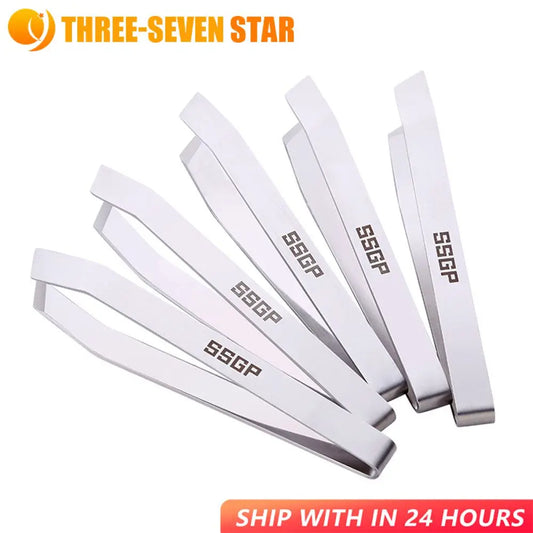 Pig Fur Hair Pliers Fish Meat Bone Clip 304 Stainless Steel Flat Mouth Tweezers Feather Removal Household Kitchen Cooking Gadget