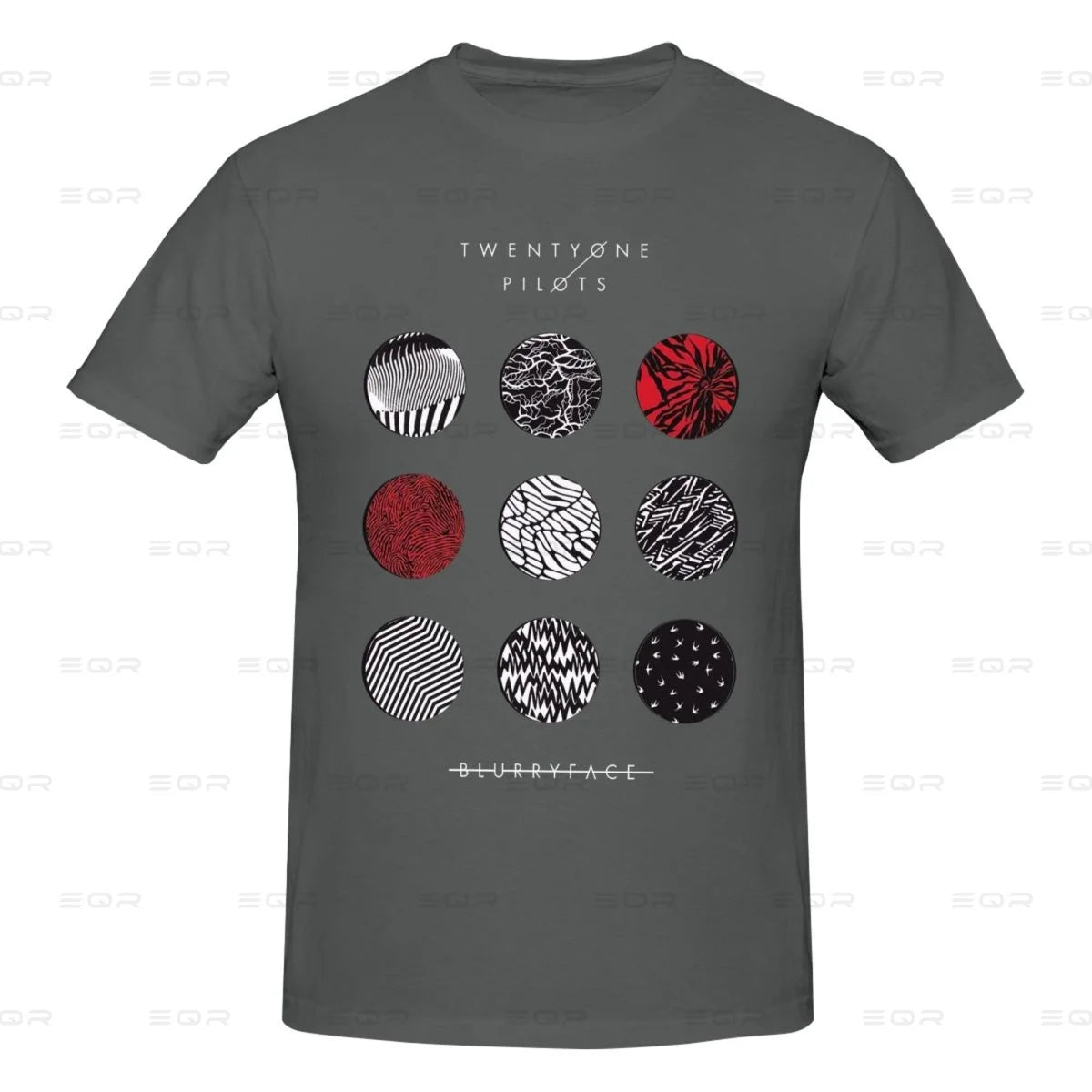 Twenty One Pilots Men's round neck Oversized T-shirt,Hip Hop,Tee shirt Novelty all the year round Gift