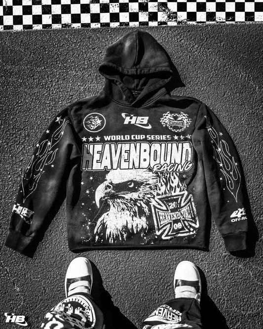 2024 Mens Hoodies Eagle Tattoo Pattern Vikings 3D Printed Fashion Casual Harajuku Hip Hop Autumn And Winter Oversized Sudaderas
