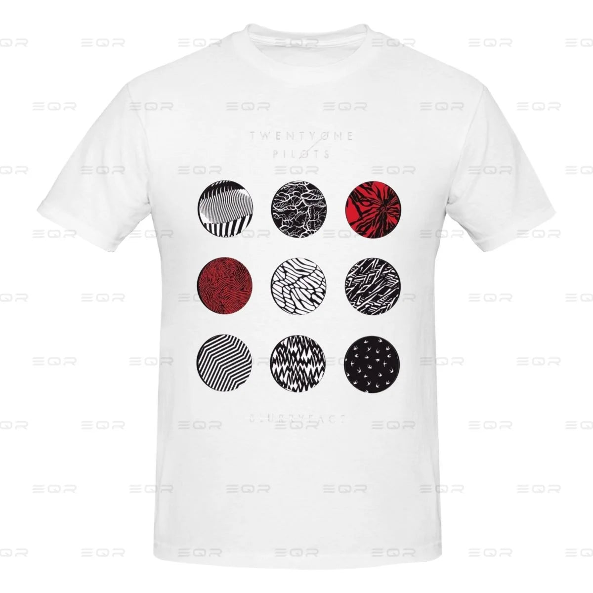 Twenty One Pilots Men's round neck Oversized T-shirt,Hip Hop,Tee shirt Novelty all the year round Gift
