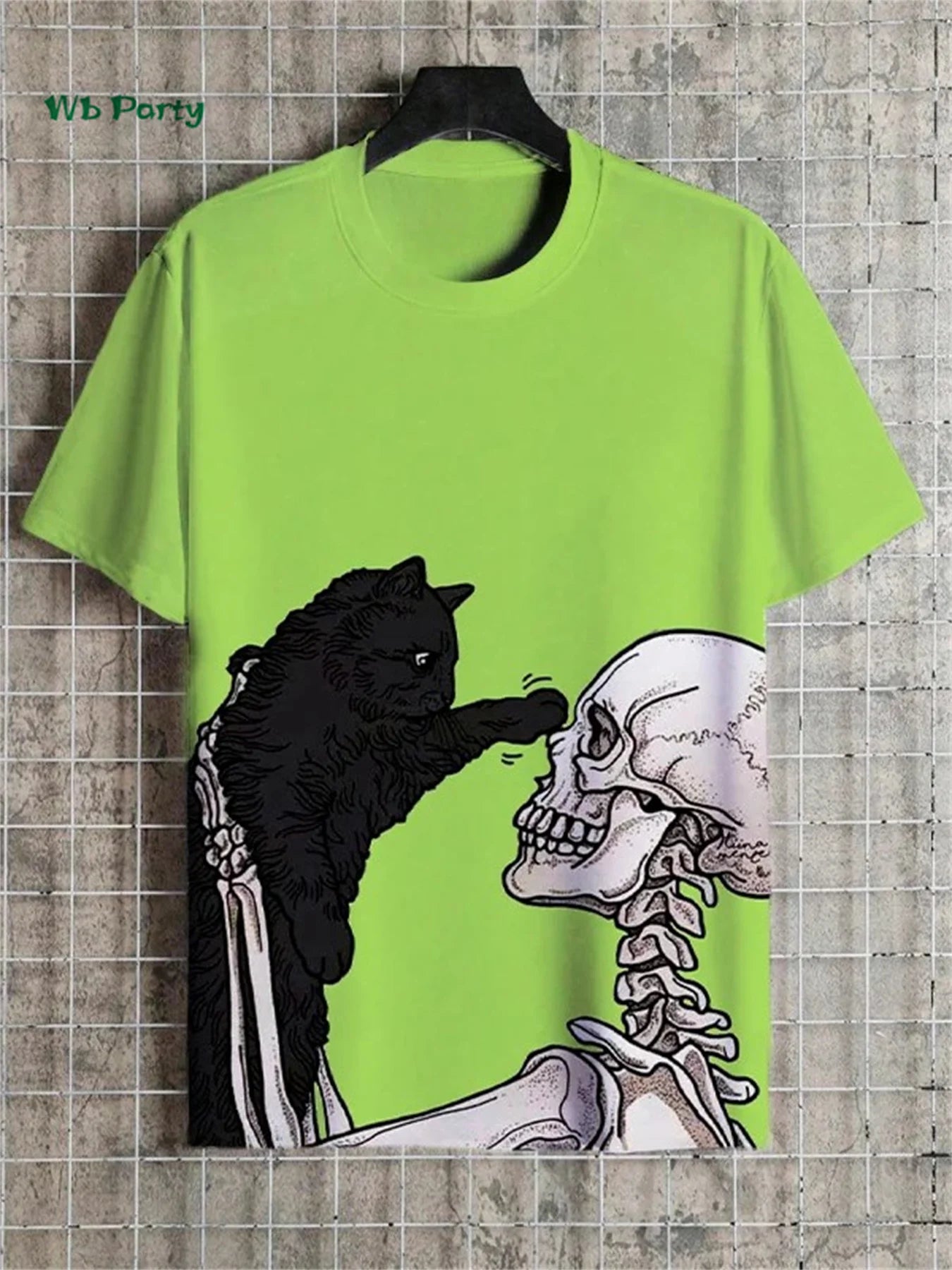 Cat Print Men's T-Shirt 3D Funny Animal Pattern Short Sleeve T-Shirt Oversized Y2k Top Summer Men's Daily Street Casual Clothing