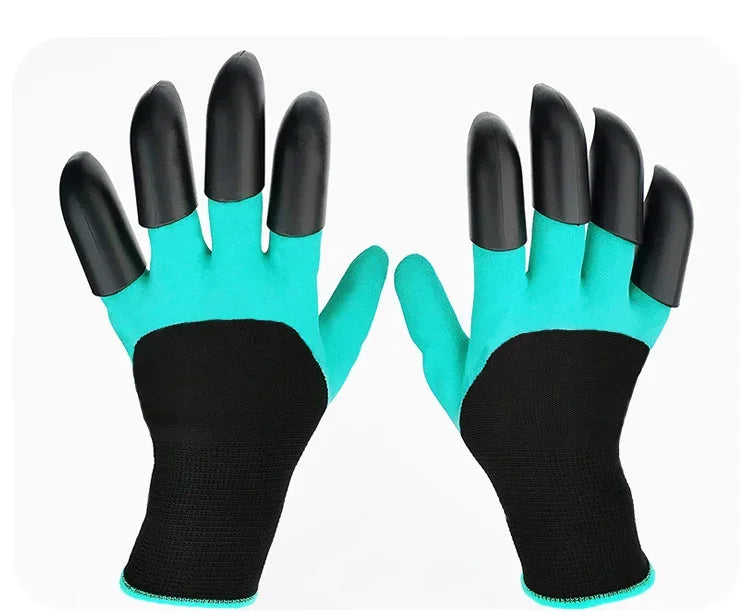 Gardening Gloves With Claws Breathable Waterproof Working Digging Planting Sting-Resistant Non-slip Protective Latex Gloves