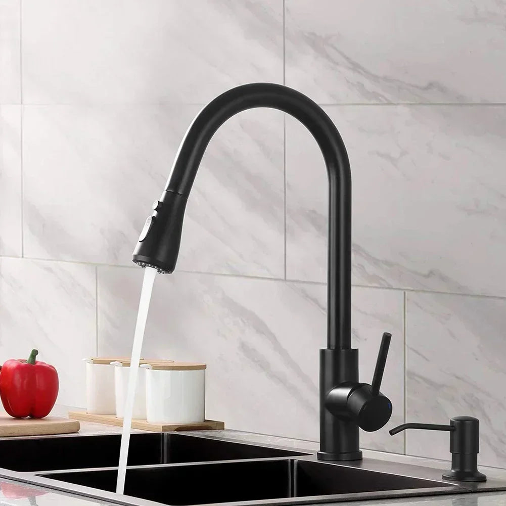 Kitchen Pull Out Faucet Sprayer Nozzle ABS Durable Water Saving Bathroom Basin Sink Shower Spray Head Multifunction Pull Head