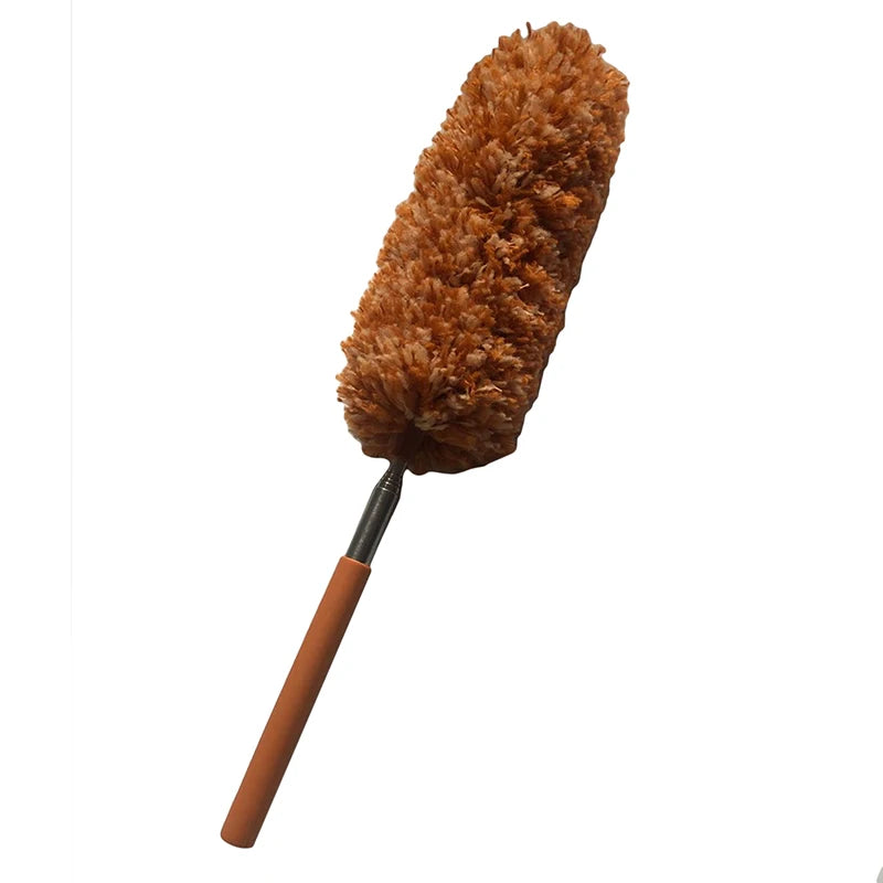 Stretch Extend Dust Shan Adjustable Feather Duster Household Dusting Brush Cars Cleaning Kitchen Accessories