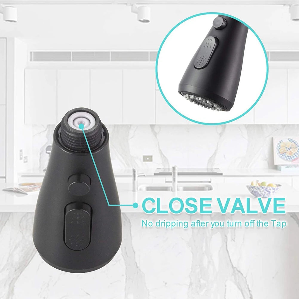Kitchen Pull Out Faucet Sprayer Nozzle ABS Durable Water Saving Bathroom Basin Sink Shower Spray Head Multifunction Pull Head