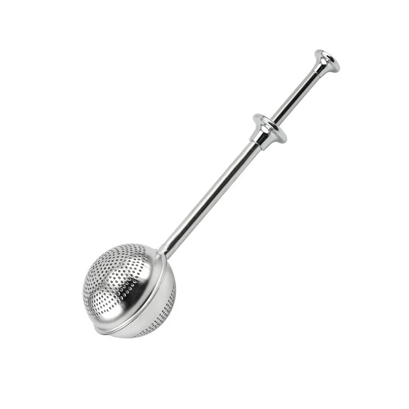 Stainless Steel Mesh Tea Infuser Cha Spice Coffee Strainer Infusor Long Handle Mug Teapot Filter Sieve Kitchen Accessories