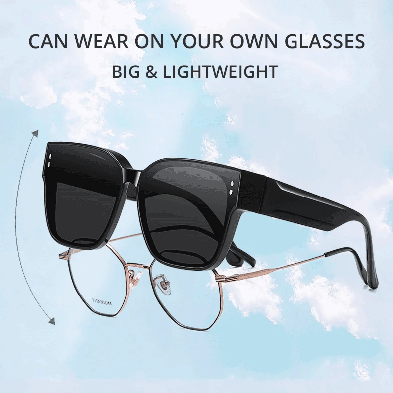 Ralferty Designer Oversized Overlay Sunglasses Women Man Polarized Sun Glasses High Quality Over Glasses Sunglasses gafas de sol